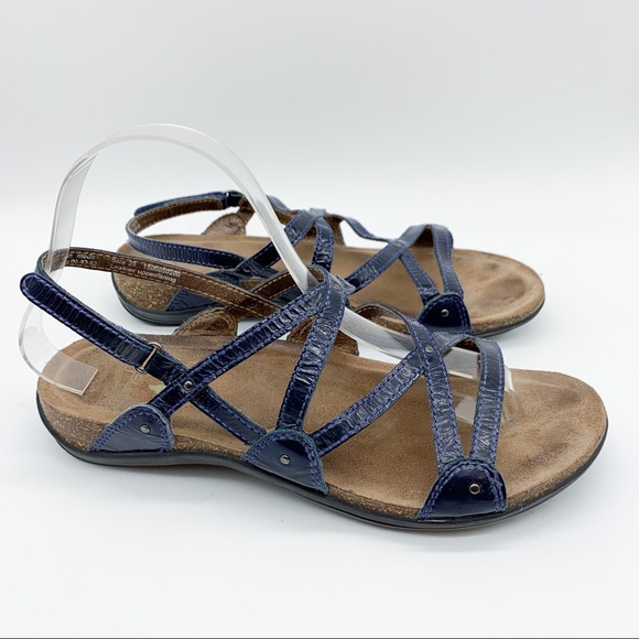 dansko navy sandals